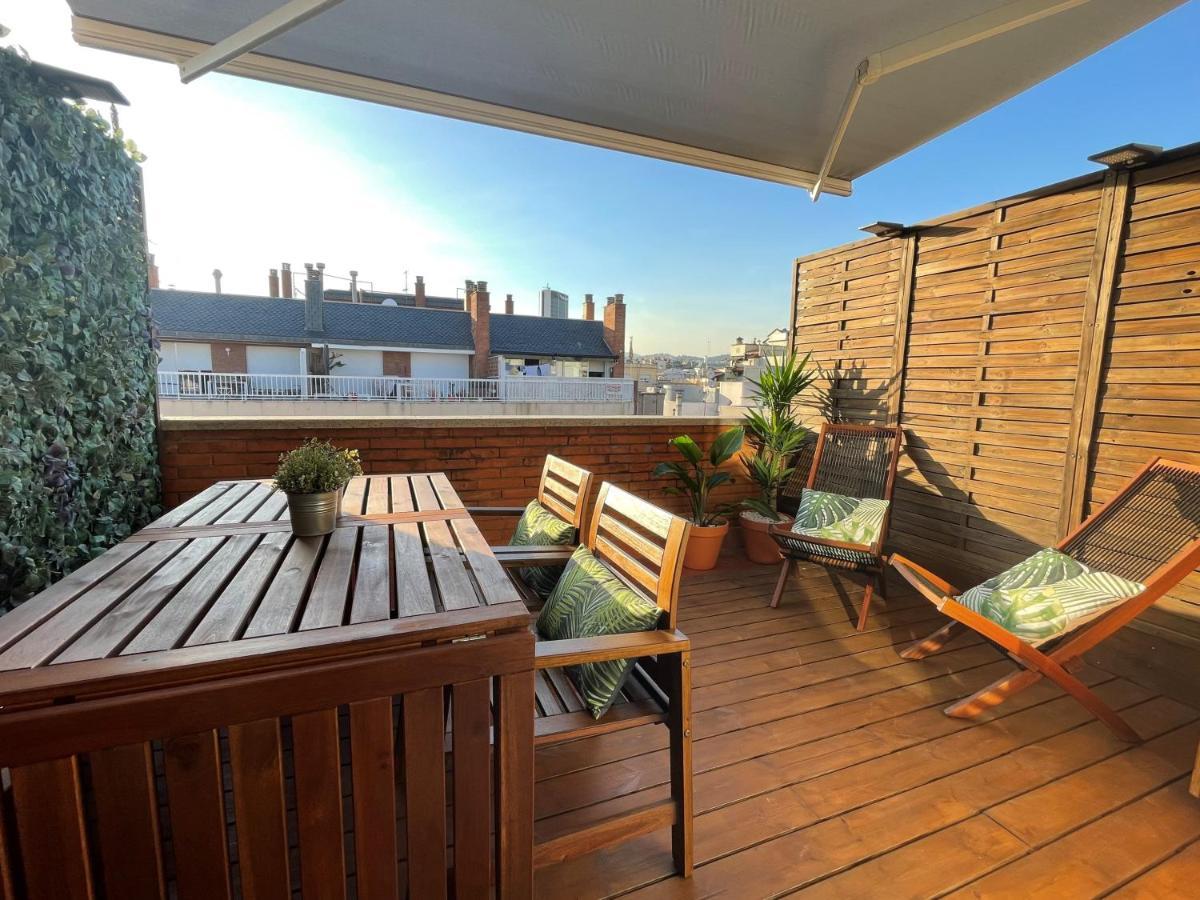 Barcelona Penthouse Private Terrace Sustainable Stay Keyless Access ภายนอก รูปภาพ