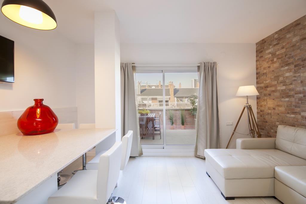 Barcelona Penthouse Private Terrace Sustainable Stay Keyless Access ภายนอก รูปภาพ